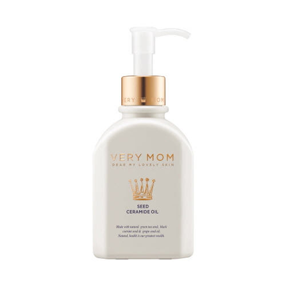 VERY MOM Seed Ceramide Baby Oil 165ml – 99% Natural Plant Oils, Deep Nourishment & Skin Barrier Care, Gentle Premium Oil for Baby & Sensitive Skin _ Made in KOREA